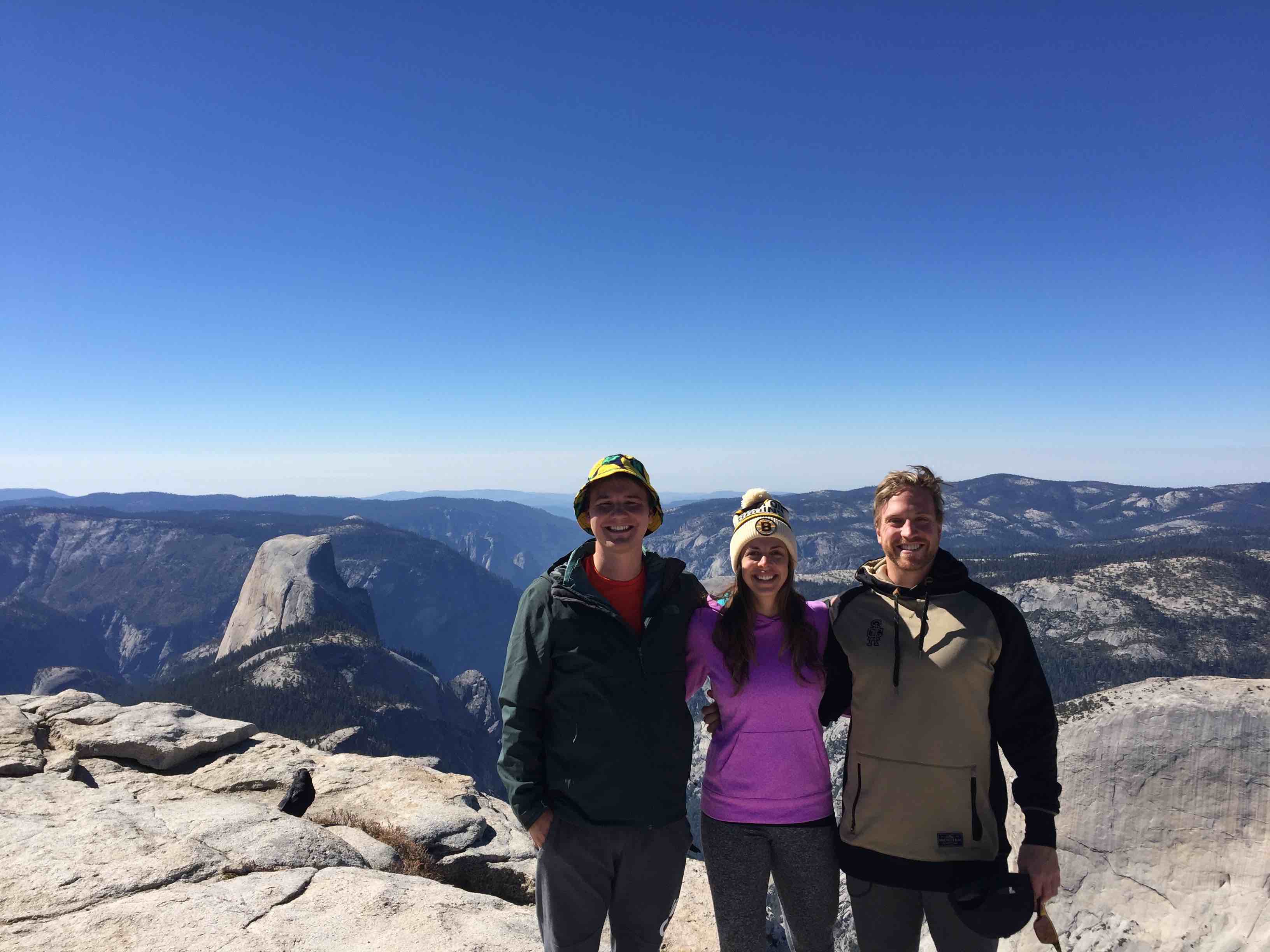 Nathan, Carolyn, and I atop Cloud's Rest
